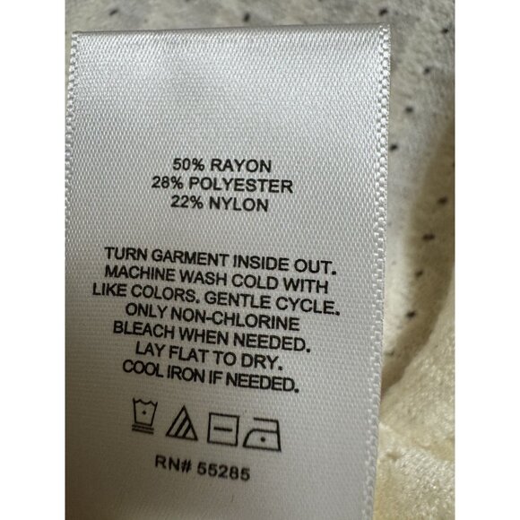 Express Cream Ribbed Button Front Cardigan Sweater NWT Size M - Picture 6 of 6